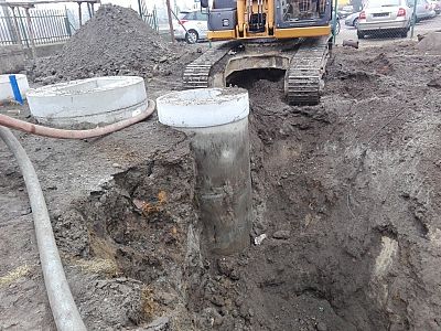 Nowa inwestycja - przepompownia ścieków na  ul. Abrahama