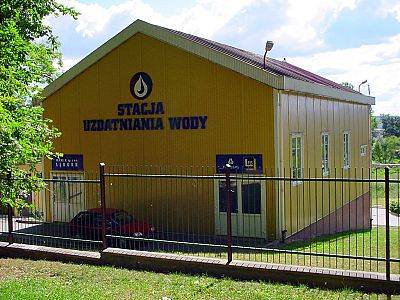 Remont punktu dozowania powietrza na Stacji Uzdatniania Wody.
