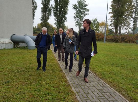 Wizyta przedstawicieli duńskich firm na miejskiej Oczyszczalni Ścieków