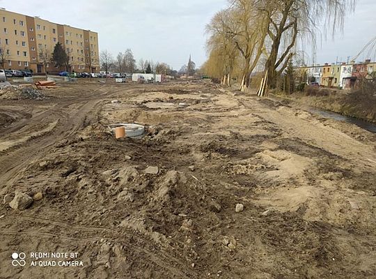 Budowa sieci wodociągowej i sieci kanalizacji sanitarnej w rejonie ul. Kazimierza Wielkiego w Lęborku.