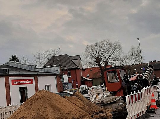 Budowa kanalizacji tłocznej w ul. Zwarowskiej.