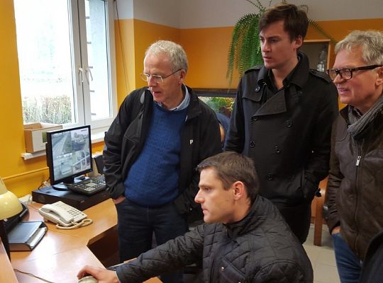 Wizyta przedstawicieli duńskich firm na miejskiej Oczyszczalni Ścieków