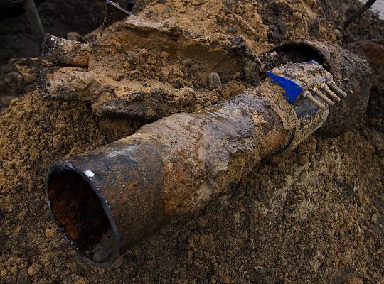 Awaria wodociągu w ulicy Harcerzy