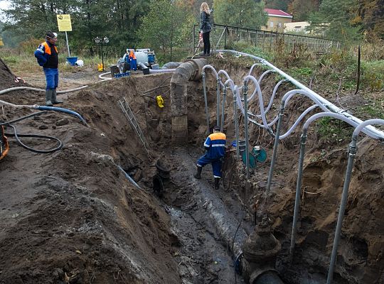 Wymiana zasuw w rejonie Stacji Uzdatniania Wody