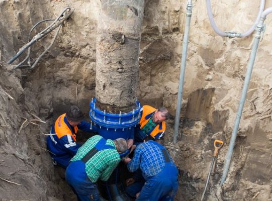 Wymiana zasuw w rejonie Stacji Uzdatniania Wody