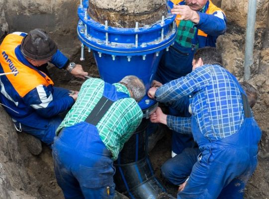 Wymiana zasuw w rejonie Stacji Uzdatniania Wody