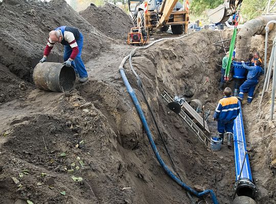 Wymiana zasuw w rejonie Stacji Uzdatniania Wody