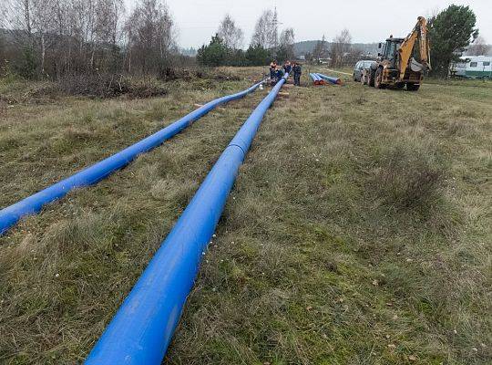 Rozbudowa systemu kanalizacyjnego i wodociągowego w kierunku  oś. Wschód