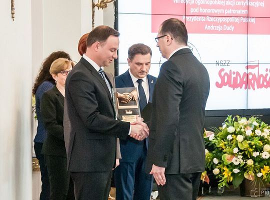 MPWiK odebrał certyfikat 