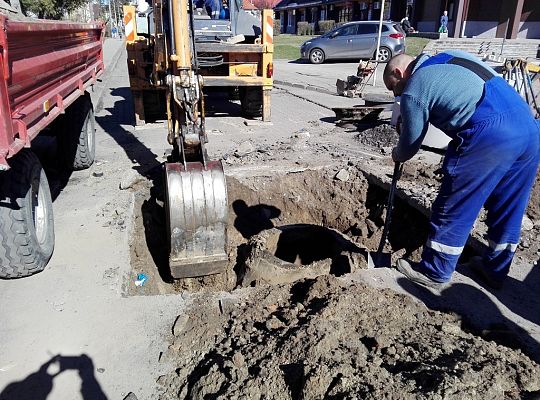 Remont infrastuktury wodociągowo-kanalizacyjnej  w ulicy Legionów Polskich