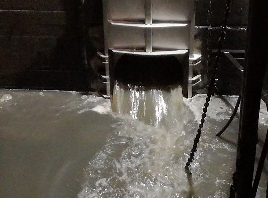 Prace remontowe na Głównej Przepompowni Ścieków.