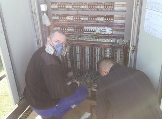 Wymiana Rozdzielnicy Głównej Piaskownika na Oczyszczalni Ścieków