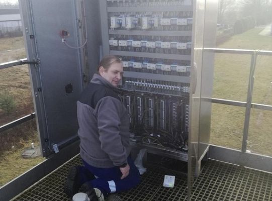 Wymiana Rozdzielnicy Głównej Piaskownika na Oczyszczalni Ścieków