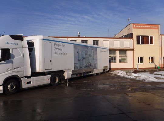 Mobilna wystawa Showtruck firmy Endress Hauser