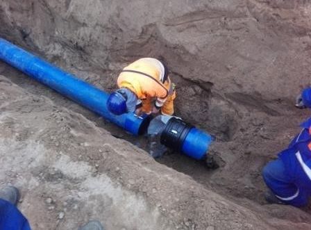 Kolejny etap wymiany wodociągu w ramach inwestycji „Przebudowa  ulic:  Armii Krajowej, Długosza, Franciszkańskiej, Gdańskiej, Młynarskiej, Chodukiewicza oraz Przyzamcze wraz z budową i przebudową  infrastruktury technicznej”.