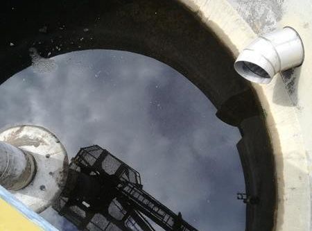 Remont reaktora biologicznego.