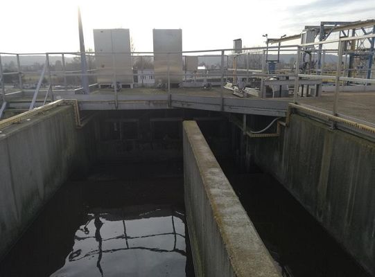 Wymiana szafy sterowniczej  na piaskowniku Oczyszczalni Ścieków.