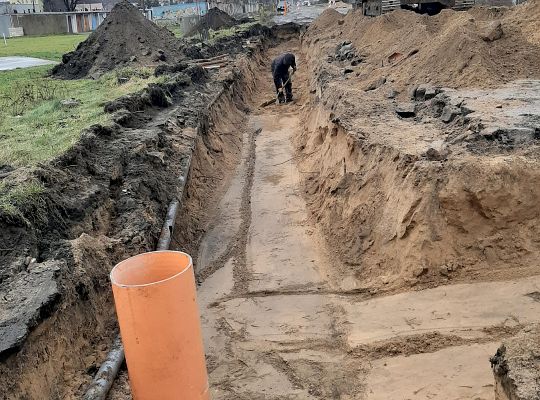 Kolejny etap wymiany kanalizacji sanitarnej  w ramach inwestycji 