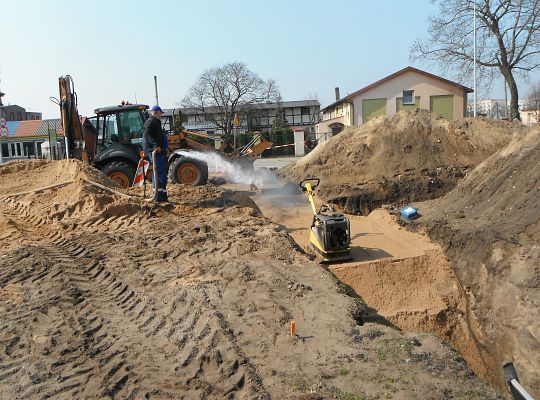 Trwają  prace w ramach inwestycji „Lęborski Węzeł Przesiadkowy