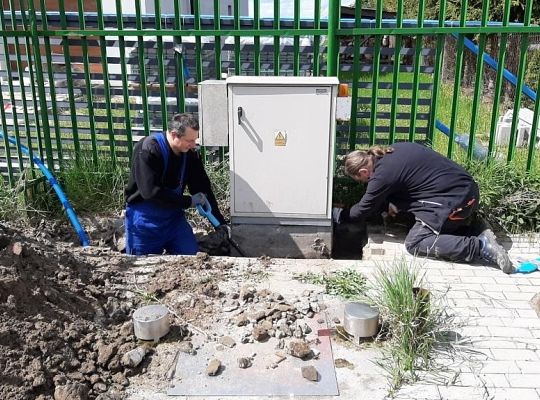 Modernizacja Lokalnej Przepompowni  Ścieków przy ul. Myśliwskiej.