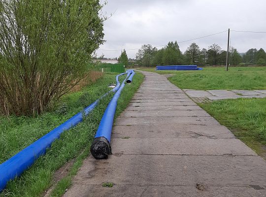 Kolejny etap robót związanych z rozbudową sieci wodociągowej zasilającej południowo - wschodnią część miasta Lęborka min.Osiedle Wschód i strefę przemysłową.