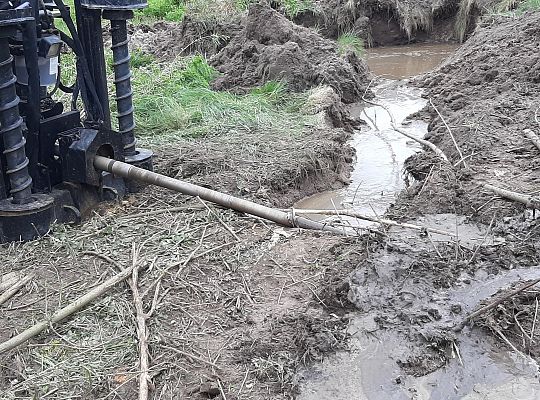 Kolejny etap robót związanych z rozbudową sieci wodociągowej zasilającej południowo - wschodnią część miasta Lęborka min.Osiedle Wschód i strefę przemysłową.