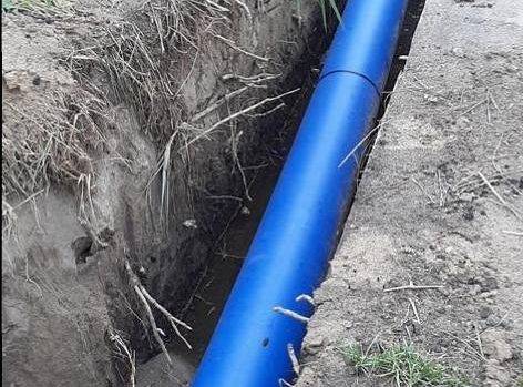 Trwa budowa odcinka nowego wodociągu  pomiędzy Stacją Uzdatniania Wody - ul. Abrahama.