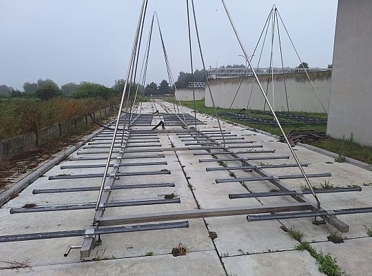 Czyszczenie komór stabilizacji tlenowej wraz z wymianą membran napowietrzających.