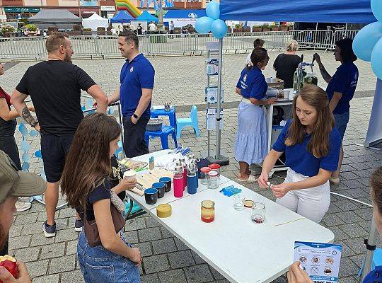 Stoisko MPWiK w Lęborku podczas Jarmarku św. Jakuba – ekologia, nauka i dobra zabawa.
