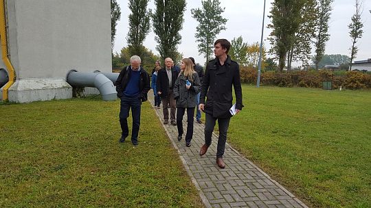 Wizyta przedstawicieli duńskich firm na miejskiej Oczyszczalni Ścieków