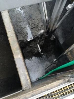 Awaria piaskownika na Oczyszczalni Ścieków.