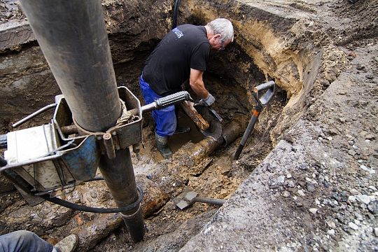 Awaria wodociągu w ulicy Harcerzy