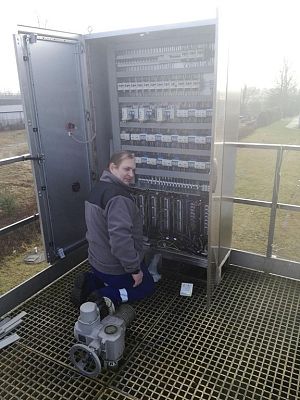 Wymiana Rozdzielnicy Głównej Piaskownika na Oczyszczalni Ścieków