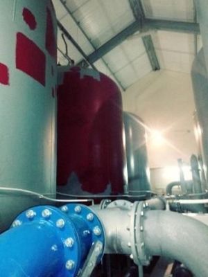 Prace porządkowe na Stacji Uzdatniania Wody