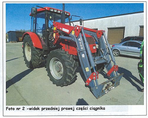 Ogłoszenie - sprzedaż ciągnika rolniczego FARMER F-8244 C2 z 2006r.